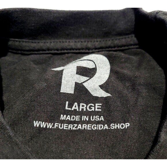 Official Fuerza Regida Exclusive Los Angeles Merch Tee Shirt Nov 24 2021 Concert - Picture 6 of 7